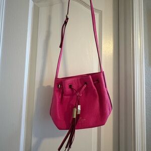 Kate Spade New York Hot Pink Pebbled Leather Tiny Cooper Crossbody